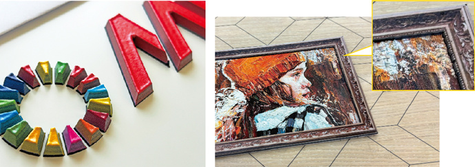 2.5D Embossed Printing: Up to 5 mm (0.2") Thick