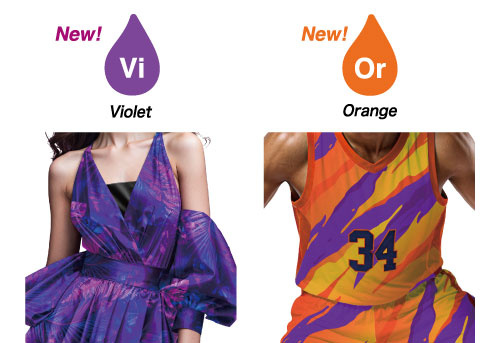 Violet and Orange