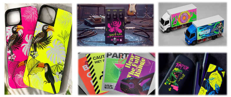 Examples of fluorescent applications